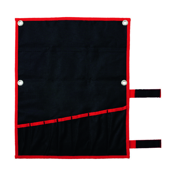 TONE ロール型ツールケース 布袋 幅390×高さ480mm 7ポケット BNRM7L 1個 396-4329（直送品）