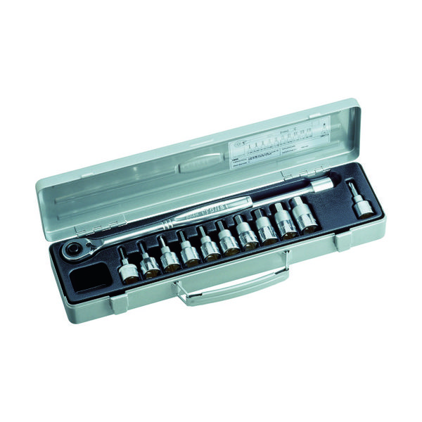 TONE ヘキサゴンソケットレンチセット 吋目 13pcs HB4112 1セット 396-4388（直送品）