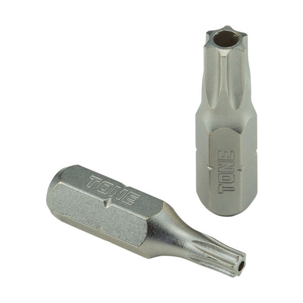 TONE T型トルクスビット(いじり防止タイプ) 先端規格T9 BTT9HS 1セット(1個) 405-7732（直送品）