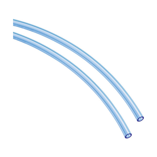 日本ピスコ ピスコ ソフトポリウレタンチューブ クリアブルー 12×8mm 100M UC1280-100-CB 1巻 406-6294（直送品）