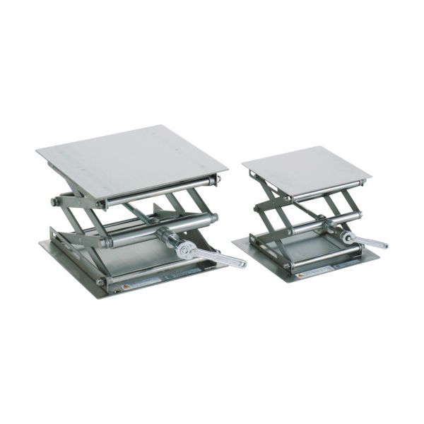 テラオカ ラボジャッキ ラチェットハンドル式 ステンレスタイプ 均等荷重25kg 99-1620-42 1台 413-9534（直送品）