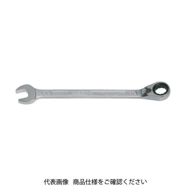 HAZET 切替式ギヤレンチ(コンビタイプ) 15mm 606-15 1丁 439-3830（直送品）