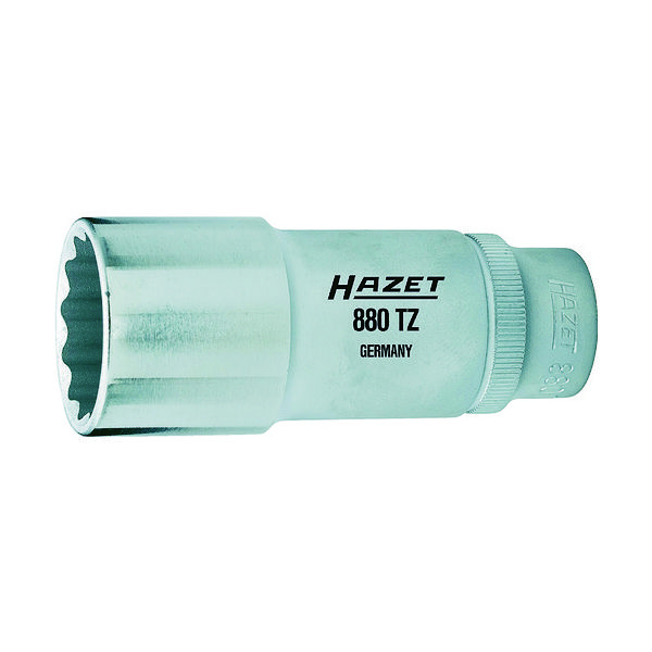 HAZET（ハゼット） HAZET ディープソケットレンチ（12角タイプ・差込角9.5mm・対辺9mm） 880TZ-9 1個 439-5344（直送品）
