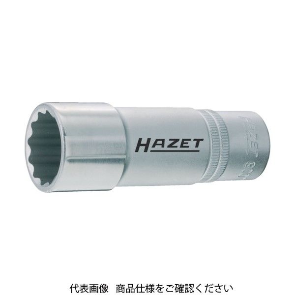 HAZET ディープソケットレンチ(12角タイプ・差込角12.7mm・対辺10mm) 900TZ-10 1個 439-6146（直送品）