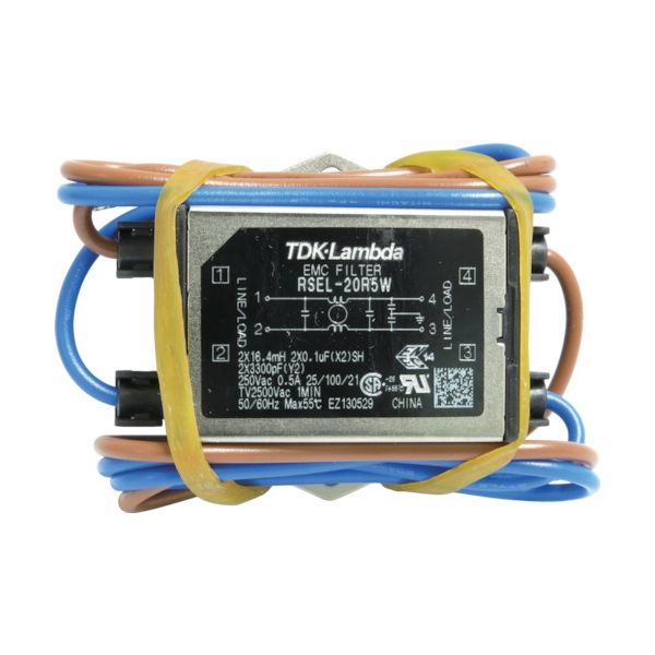 TDKラムダ ノイズフィルタ RSEL ワイヤタイプ 250V 0.5A RSEL-20R5W 1個 440-2791（直送品）