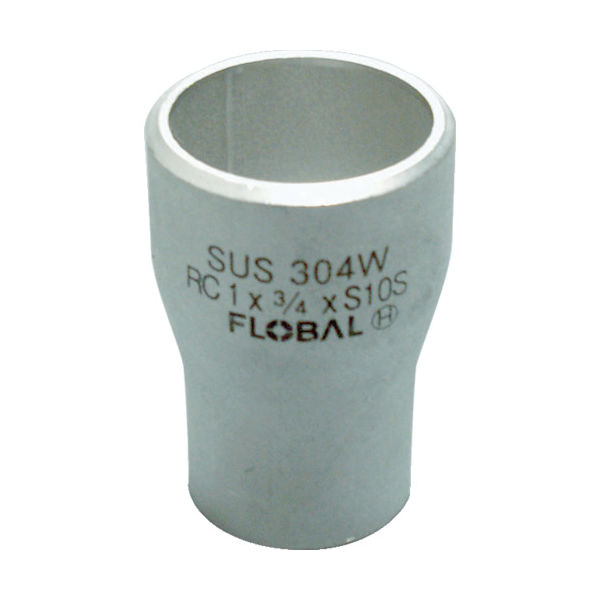 フローバル FLOBAL コンセントリック・レジューサー(同心)S10S 09100185 B-RC1-10S-80AX40A 1個（直送品）