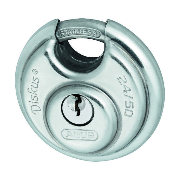 屈強シリンダー南京錠 ステンレスツル