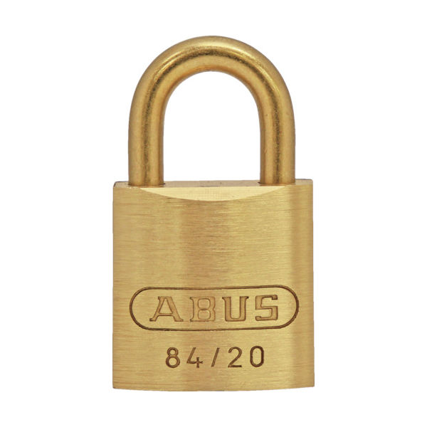 日本ロックサービス ABUS 真鍮南京錠 84MBー20 同番 84MB-20-KA 1個 445-1589（直送品）