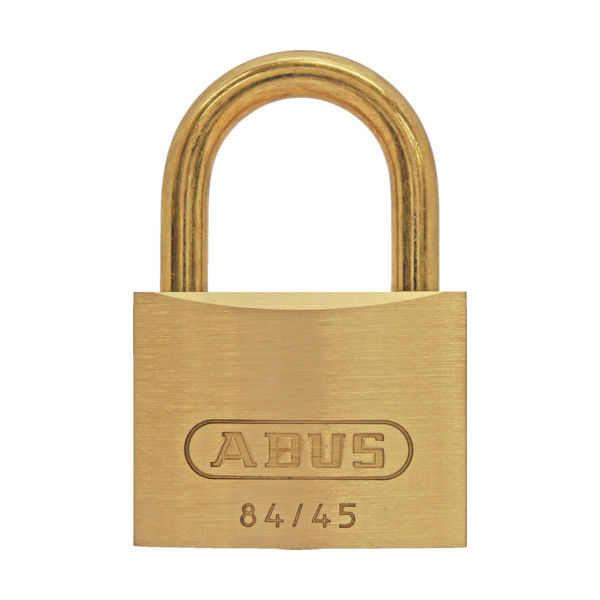 日本ロックサービス ABUS 真鍮南京錠 84MBー45 同番 84MB-45-KA 1個 445-1686（直送品）