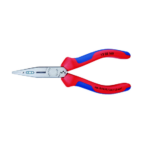 KNIPEX 電気技師用ラジオペンチ 160mm 1302-160 1丁 446-7256（直送品）