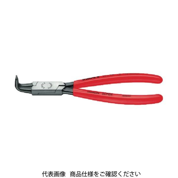 KNIPEX 穴用スナップリングプライヤー90度 12ー25mm 4421-J11 1丁 446-8082（直送品）