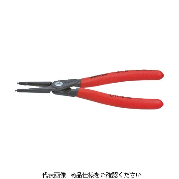 KNIPEX 穴用スナップリングプライヤー 12ー25mm 4811-J1 1丁 446-8287（直送品）