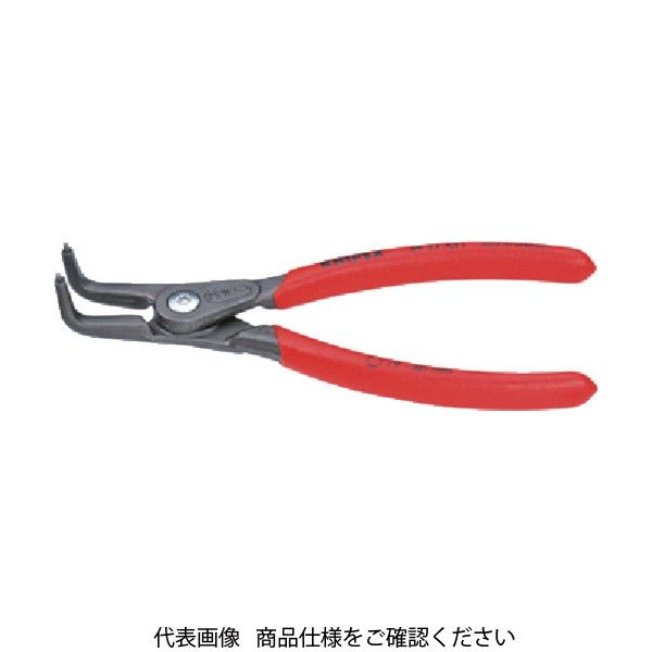 KNIPEX 軸用スナップリングプライヤー90度 10ー25mm 4921-A11 1丁 446-8406（直送品）