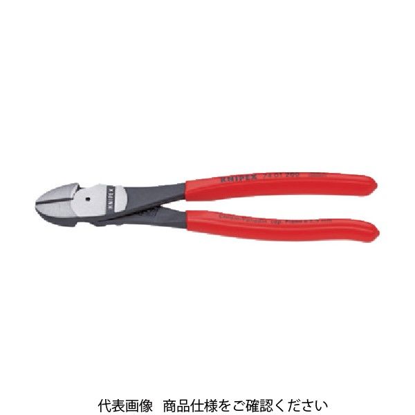 KNIPEX 強力型ニッパー 180mm 7401-180 1丁 446-8783（直送品）