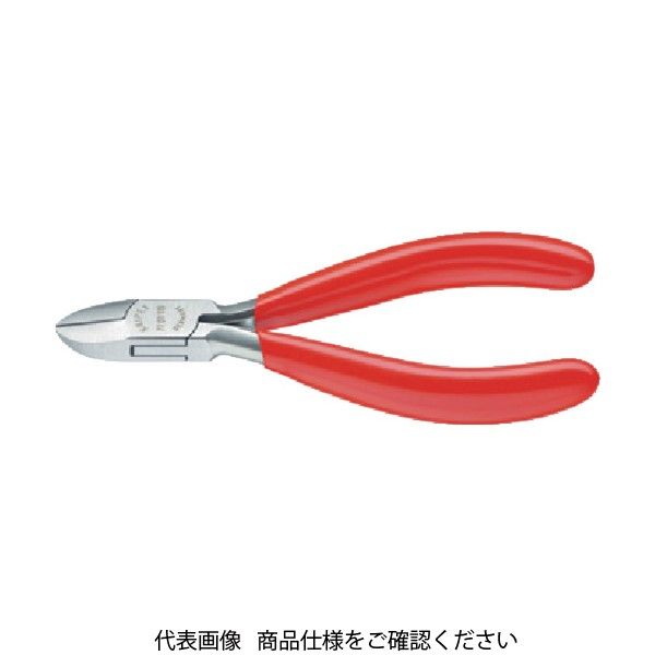 KNIPEX 130mm 精密用ニッパー 7701-130 1丁 446-8953（直送品）