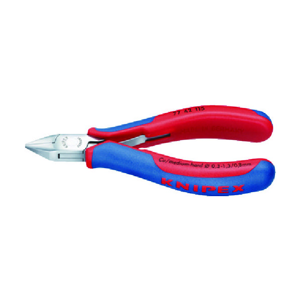 KNIPEX 精密用ニッパー 115mm 7742-115 1丁 446-9097（直送品）