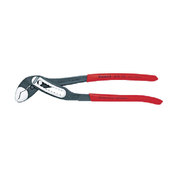 KNIPEX ウォーターポンププライヤー アリゲーター ソフトプラスチックハンドル 250mm 8801-250 1丁 446-9445（直送品） -  アスクル