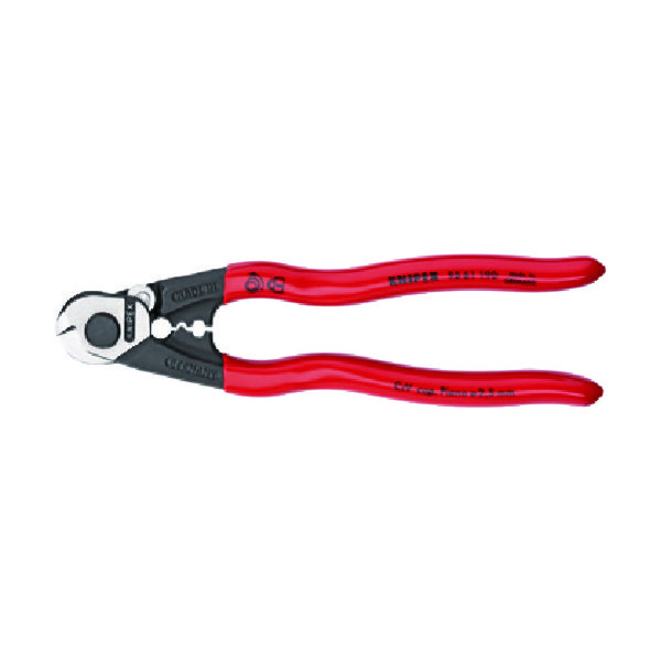 KNIPEX ワイヤーロープカッター 190mm 9561-190 1丁 446-9691（直送品）