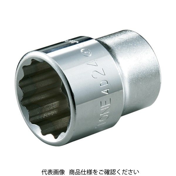 TONE ソケット(12角) 34mm 4D-34 1個 447-1679（直送品）