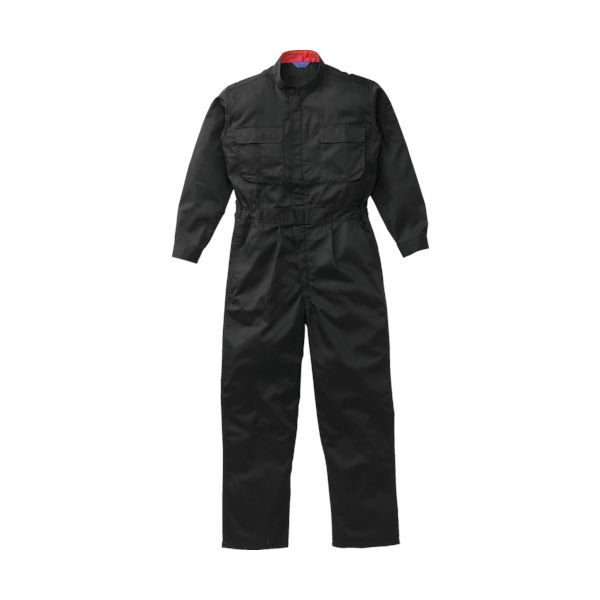 山田辰 AUTOーBI 長袖つなぎ服50000ー006ブラックーLL 50000-006-LL 1着 447-8967（直送品）
