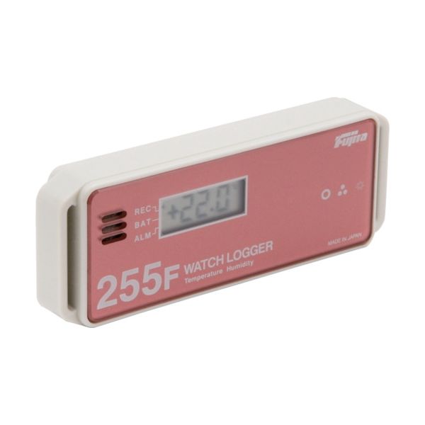 藤田電機製作所 Fujita 表示付温湿度データロガー(フェリカタイプ) KT-255F 1個 453-7211（直送品）