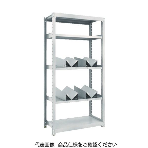 トラスコ中山 TRUSCO スチールラック M2型軽中量棚 1160X450XH1800 缶受X6付 M2-6445-KU6 1台(1個)（直送品）