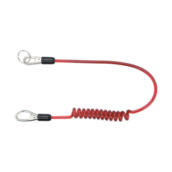 トップ工業 TOP コンパクトセーフティコードHistrong レッド 最大長さ1050/自然長600mm SFC-610R 1本（直送品）