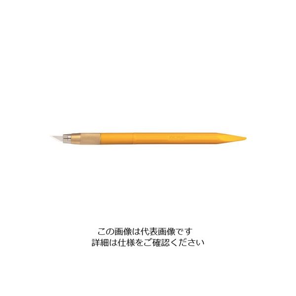 オルファ OLFA デザイナーズナイフ イエロー 216BY 1丁(1個) 469-8576（直送品）