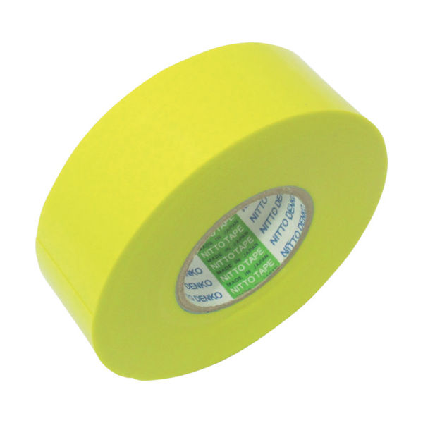 日東電工 日東電工BM 脱鉛タイプビニールテープNo.21 0.2mm×19mm×10m 黄 10巻入り 21-10Y 1パック(10巻)（直送品）