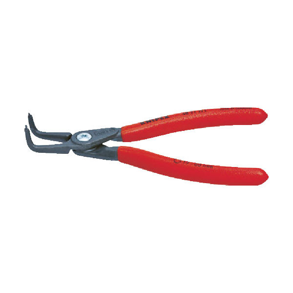 KNIPEX 4821ーJ41 穴用精密スナップリングプライヤー 曲 4821-J41 1丁 471-3672（直送品）