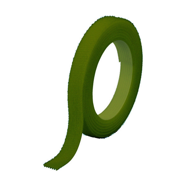 トラスコ中山 TRUSCO マジックバンド[[R下]]結束テープ両面幅10mmX長さ1.5mOD MKT-1015-OD 1巻（直送品）