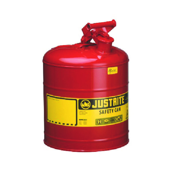 JUSTRITE（ジャストライト） ジャストライト セーフティ缶 タイプ1 5ガロン J7150100 1個 472-1781（直送品）