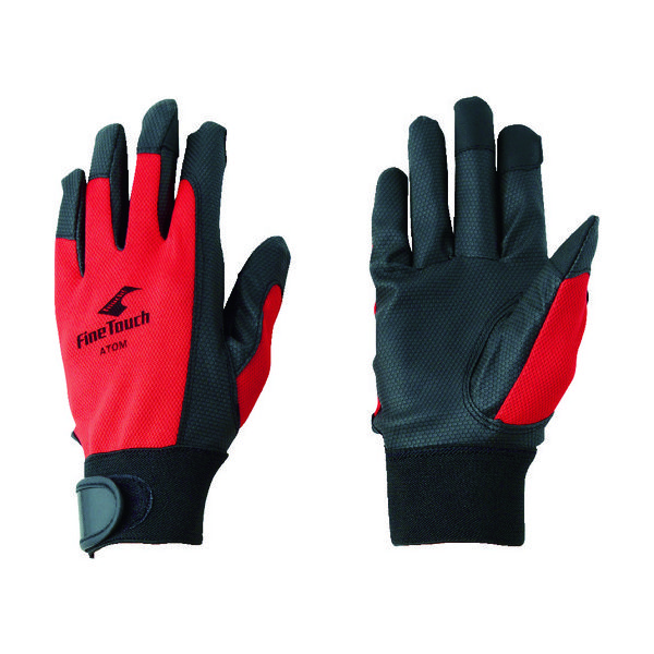 アトム ファインタッチ レッド LL 2027R-LL 1双 472-8351（直送品）