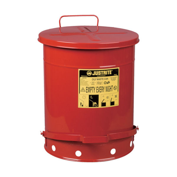 ジャストライト マニュファクチュアリング カンパニー オイリーウエスト缶 14ガロン J09500 1個 472-9269（直送品）