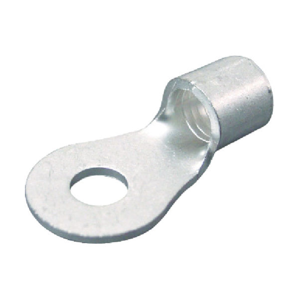 ニチフ 裸圧着端子 R形(100P) より線26.66~42.42 外寸15.3mm スタッド径6.4mm R 38-6S（直送品）