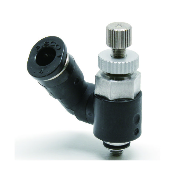 日本ピスコ ピスコ スピードコントローラ フリー メーターアウト制御チューブ4ネジM3X05 JSS4-M3A 1個 474-2745（直送品）