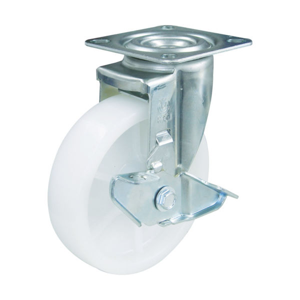 トラスコ中山 TRUSCO キャスター TYSシリーズ 自在 SP付 ナイロン車150mm TYSNYB-150 1個 474-8093（直送品）