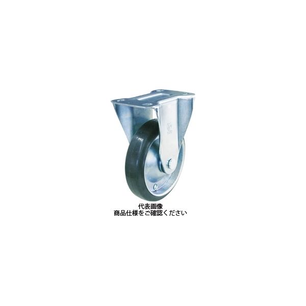 トラスコ中山 TRUSCO キャスター TYSシリーズ 固定 ゴム車100mm TYSK-100 1個 474-8310（直送品）