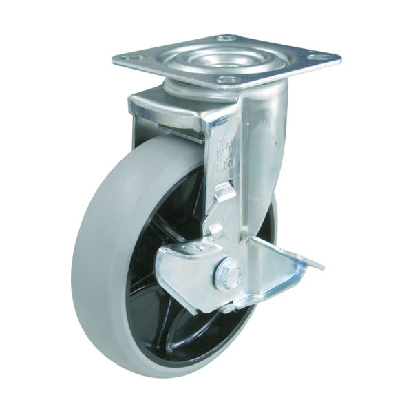 トラスコ中山 TRUSCO キャスター TYSシリーズ 自在 SP付 ウレタン車125mm TYSUB-125 1個 474-8441（直送品）