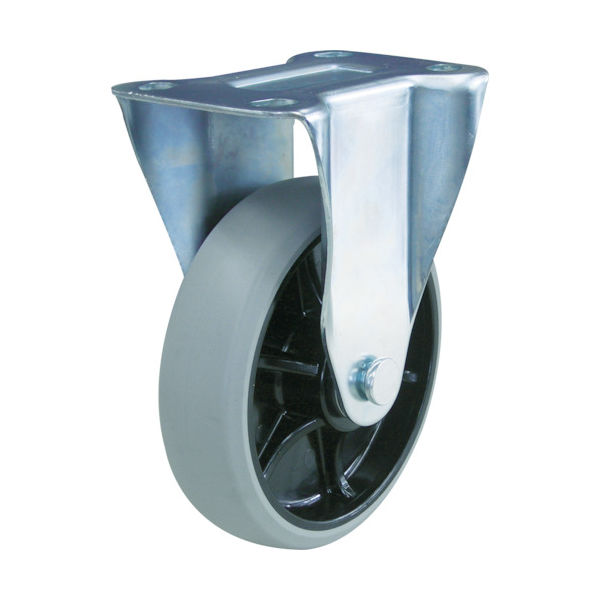トラスコ中山 TRUSCO キャスター TYSシリーズ 固定 ウレタン車125mm TYSUK-125 1個 474-8506（直送品）
