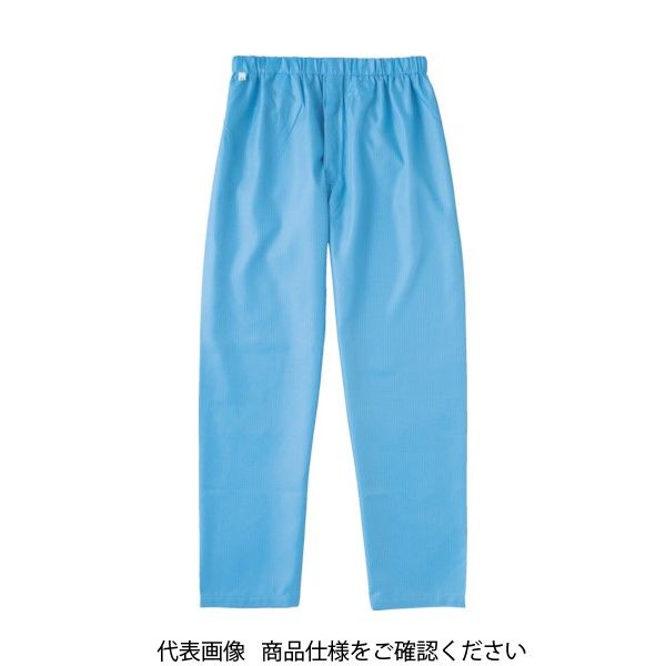 トラスコ中山 TRUSCO 制電糸グリッド仕様パンツ ブルー 3L TCLGP-B-3L 1着 474-8603（直送品）