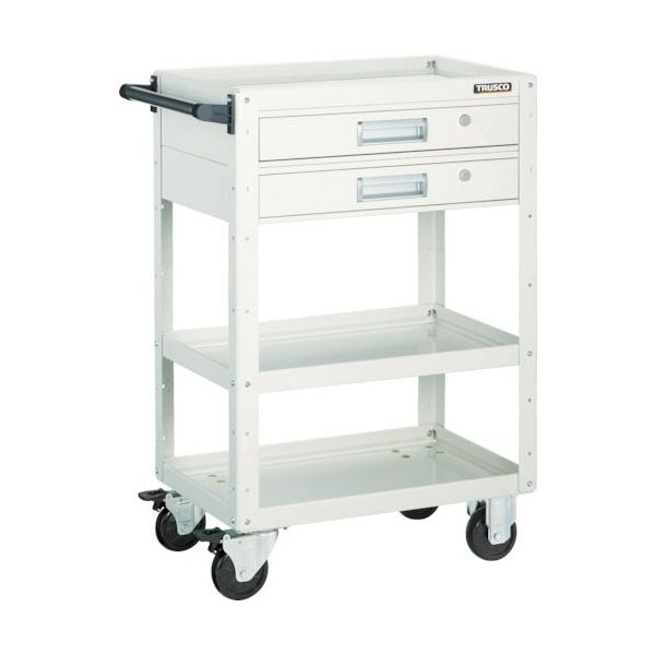 トラスコ中山 TRUSCO ツールワゴン イーグルワゴン 600X400XH880 引出付 ヤンググリーン EGW-963V2-YG 1台（直送品）