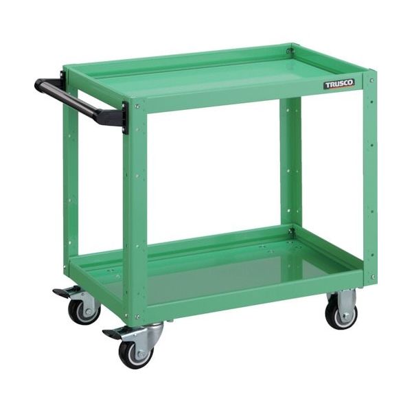 TRUSCO ツールワゴン イーグルワゴン 600X400XH600 ウレタン車輪 ヤンググリーン EGW-662U-YG 1台（直送品）