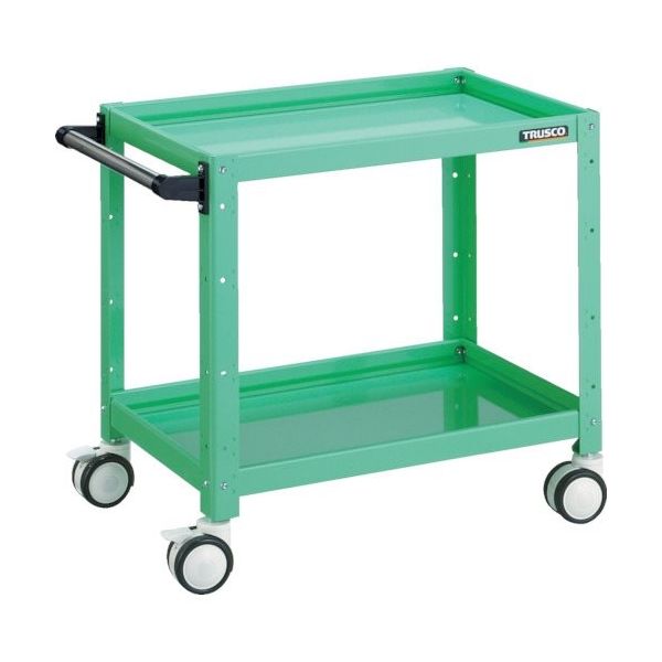 トラスコ中山 TRUSCO バーディワゴン 600×400×H600 ウレタン双輪 ヤンググリーン BDW-662D-YG 1台（直送品）