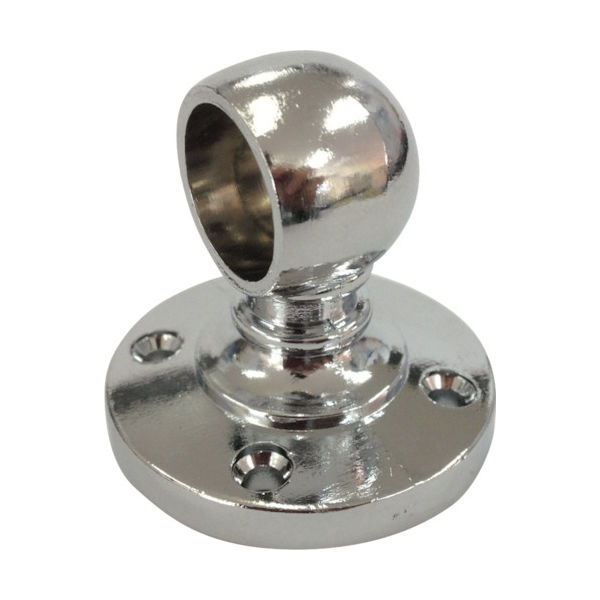 清水 NewHikari クロームブラケット Φ32 止 CR-B-32-ST 1個 475-6690（直送品）