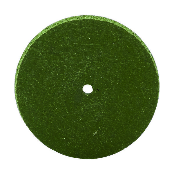 ナカニシ グリーンホイールゴム砥石 10枚入 φ25×1.5×穴φ1.8 WA #120 47851 1パック(10本) 476-7853（直送品）