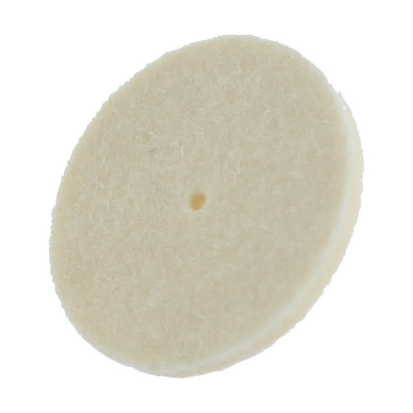ナカニシ ホイール型フェルトバフ 10個入 ハード φ22×2×穴φ1.3 53903 1パック(10本) 477-0579（直送品）