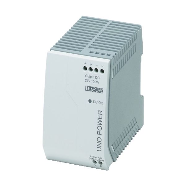 フエニックス フエニックスコンタクト スイッチング電源ユニットDINレール取付け UNO-PS/1AC/24DC/100W 1台（直送品）