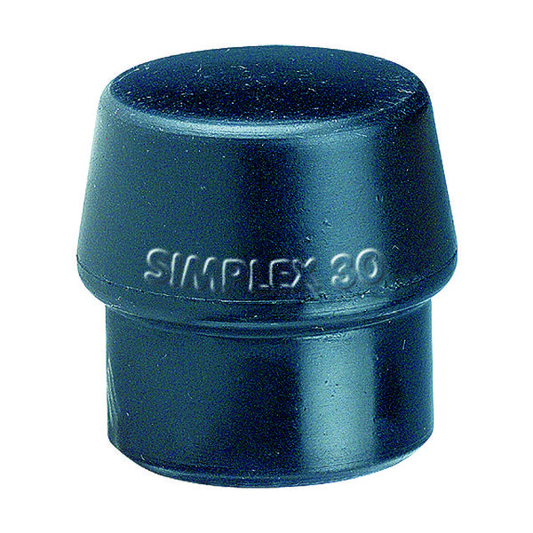 ロームヘルド・ハルダー HALDER シンプレックス用インサート ゴム複合材(黒) 頭径30mm 3202.030 1個 481-7818（直送品）