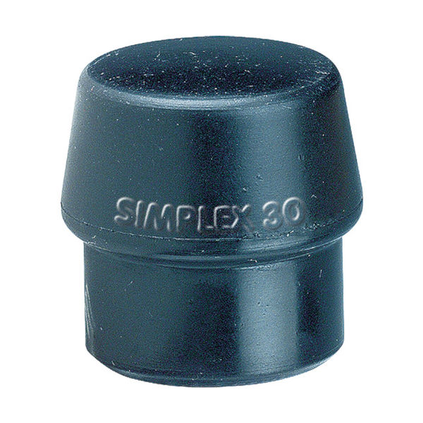 ロームヘルド・ハルダー HALDER シンプレックス用インサート ゴム複合材(黒) 頭径80mm 3202.080 1個 481-7851（直送品）